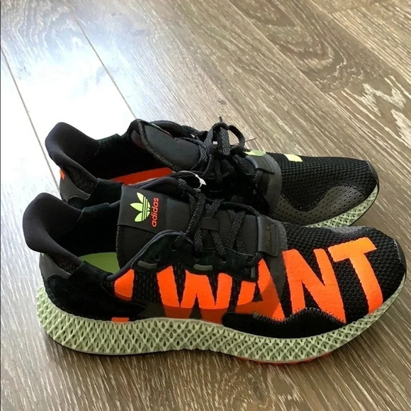 Adidas 4D Sneakers ZX 4000 I Can, I Want Sneakers NWT - Picture 1 of 7